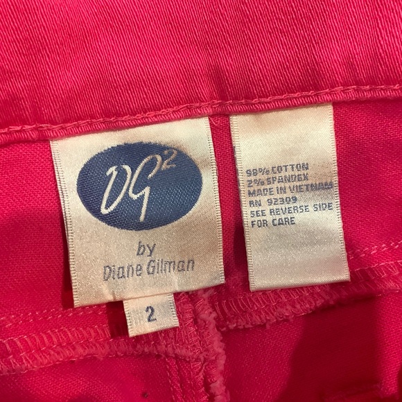 DG2 Diane Gilman - Pink denim jeans with zipper on legs - Size 2 - Picture 9 of 14